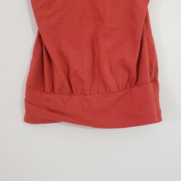 Vintage Y2K Body Central Orange Sleeveless Top Womens S Retro Summer Festival - Picture 4 of 6